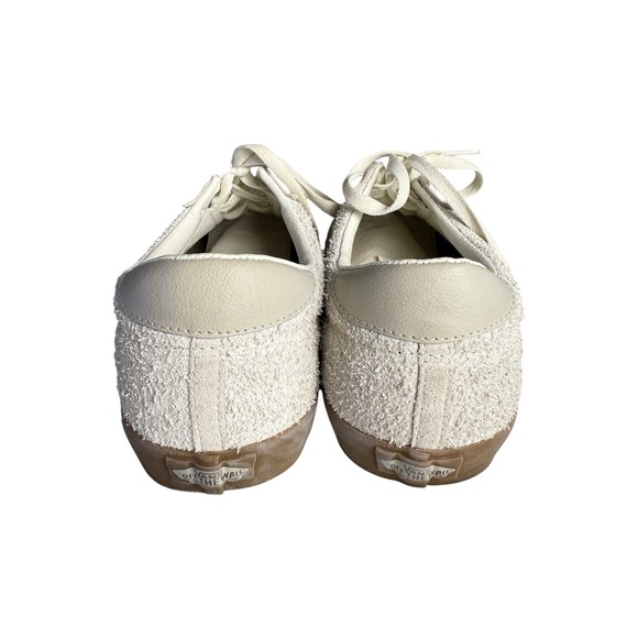 VANS Sport Low Felicidade Marshmallow Hairy Suede White And Green Men's Size 11 - Picture 8 of 11